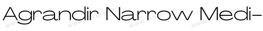 Agrandir Narrow Medi字体转换